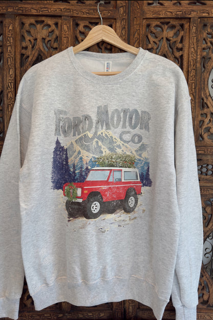 Winter Bronco Sweatshirt - Heather Gray