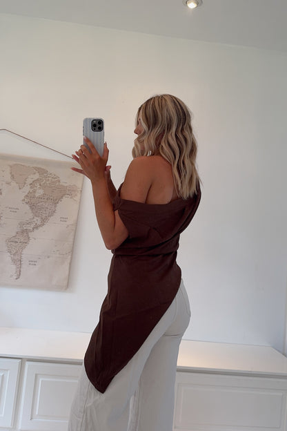 Monaco Top- Brown