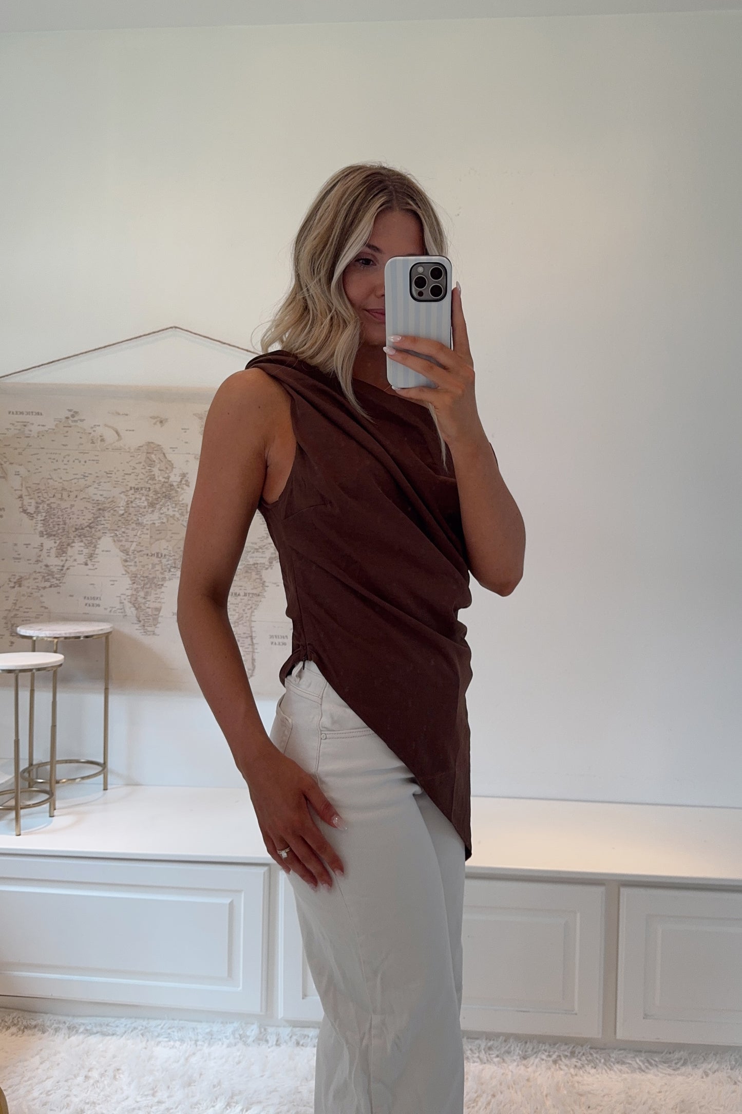 Monaco Top- Brown