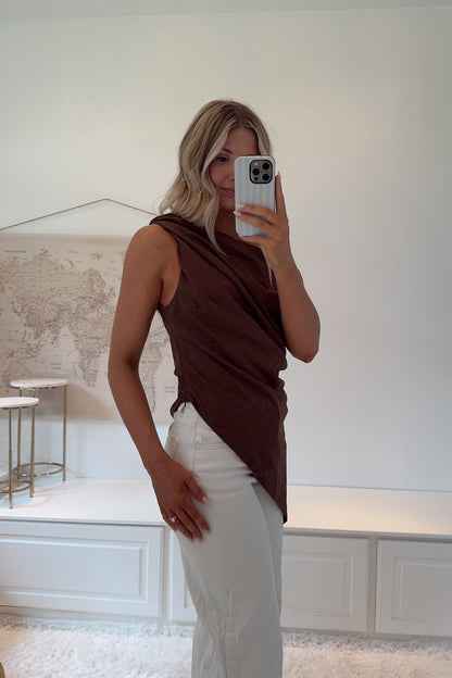 Monaco Top- Brown
