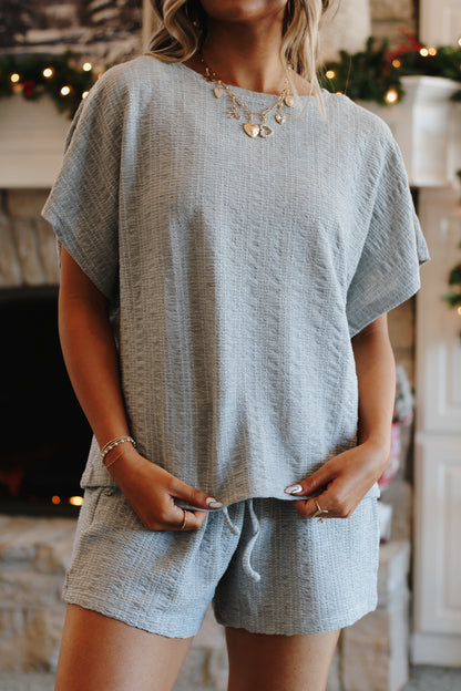 Winter Cloud Knit Set- Gray