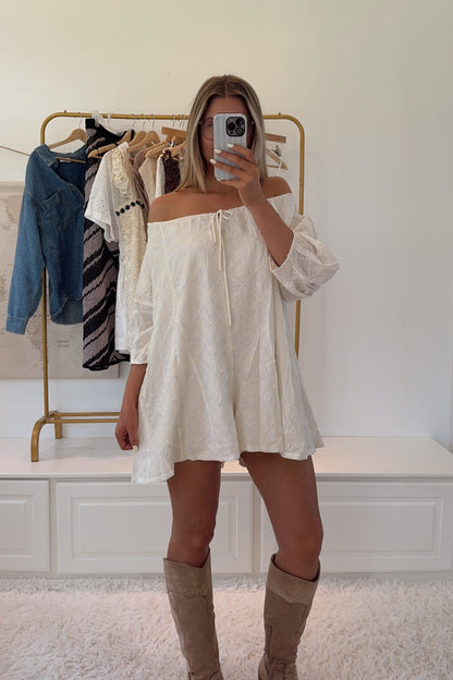 Dandelion Romper- Cream