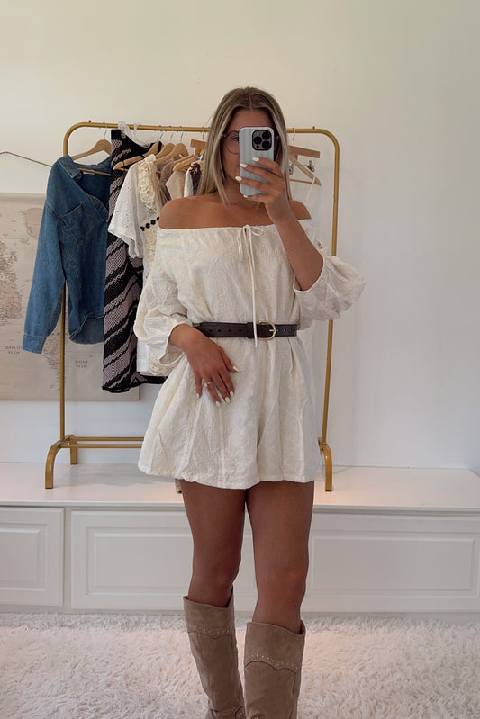 Dandelion Romper- Cream