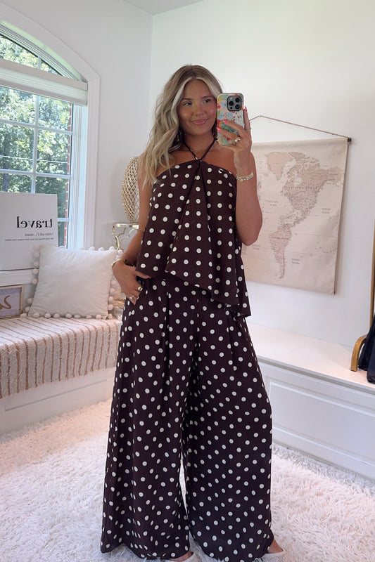 Dotty Darling Set- Brown TALL