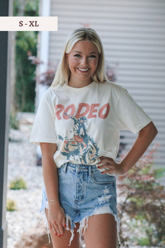 RODEO Graphic T - Ivory