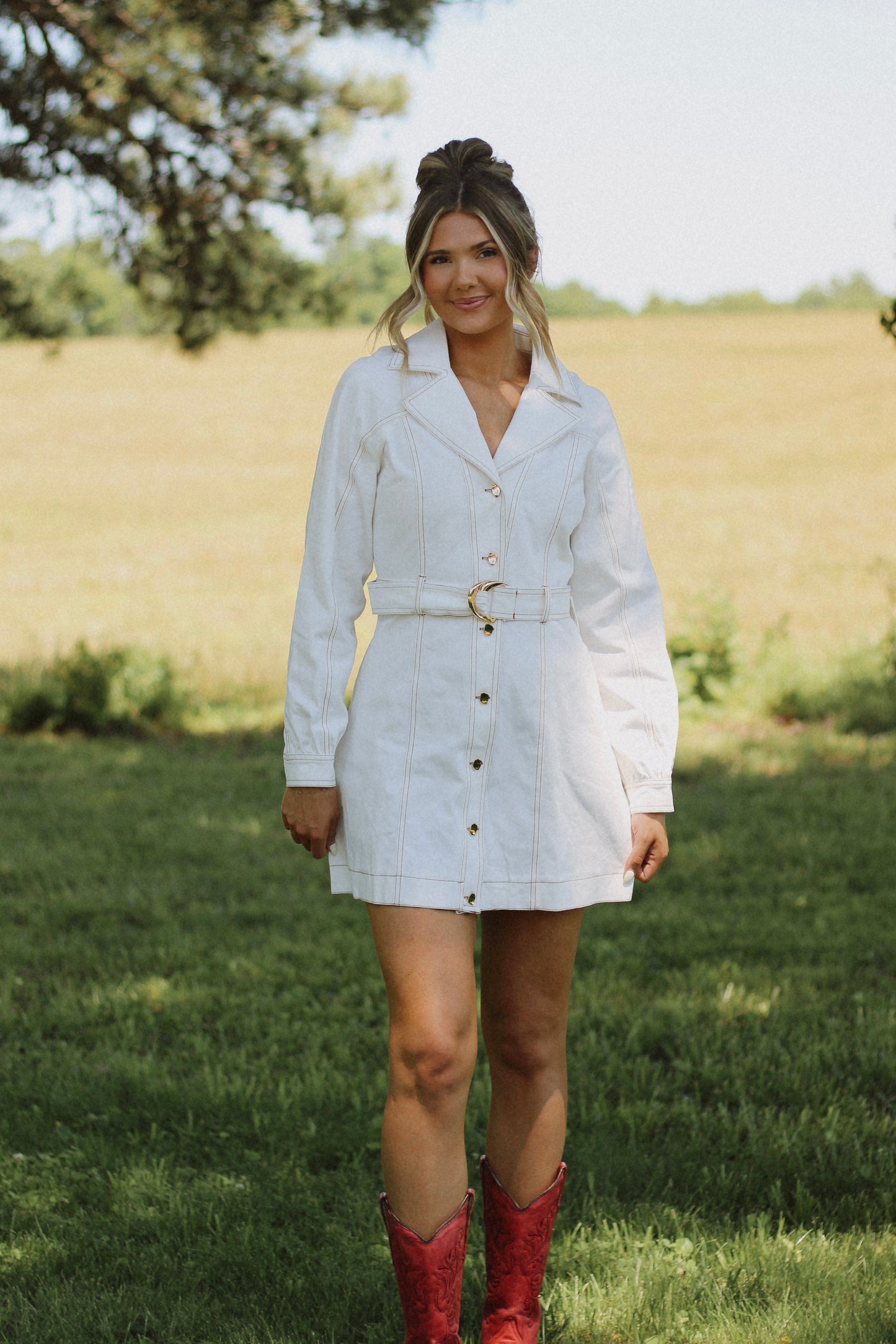 American Girls Dress- White
