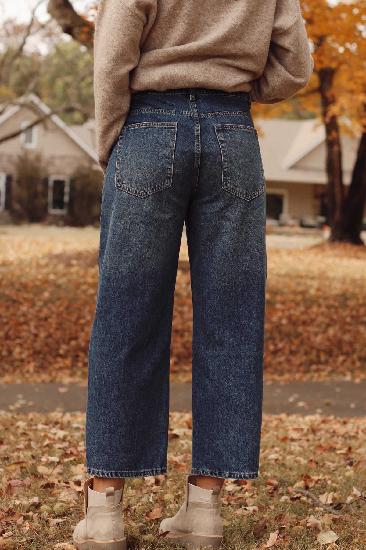 The Rebekah Semi Barrel Jean- Denim