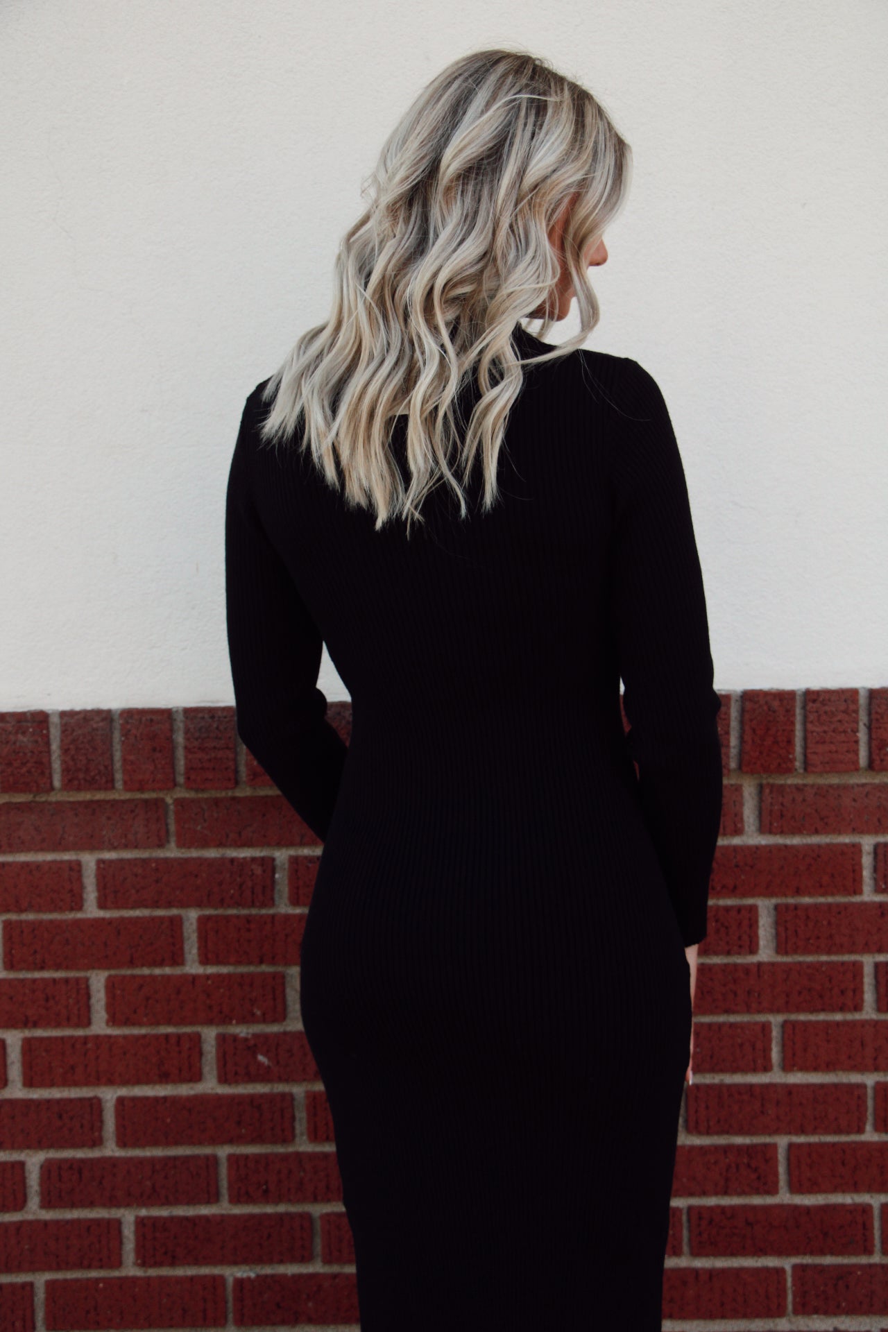 City Night Midi Dress- Black