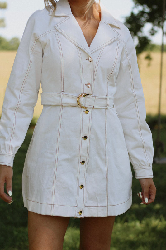 American Girls Dress- White