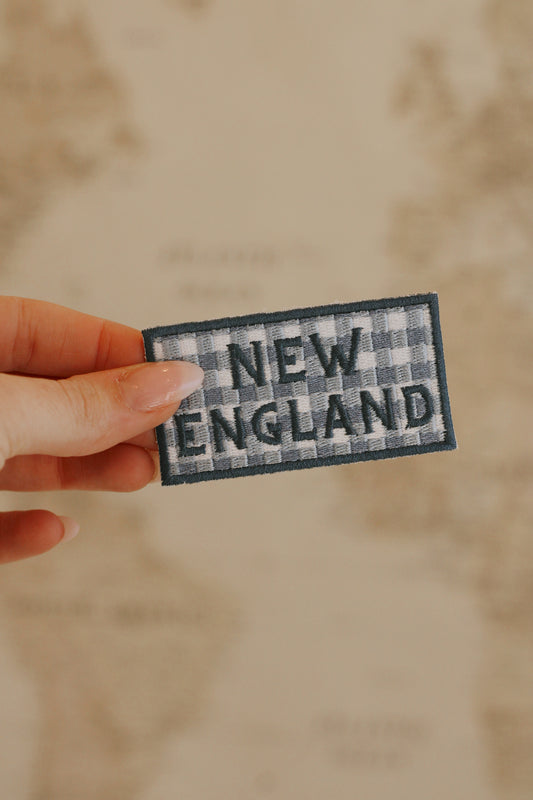 New England Iron-On Patch