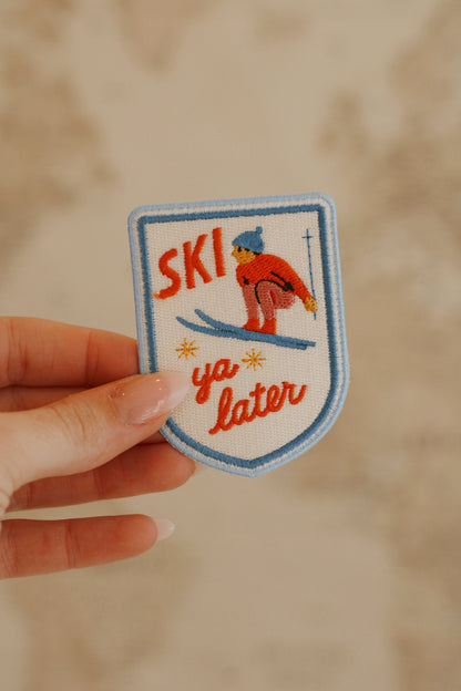 Ski Ya Later Iron-On Patch