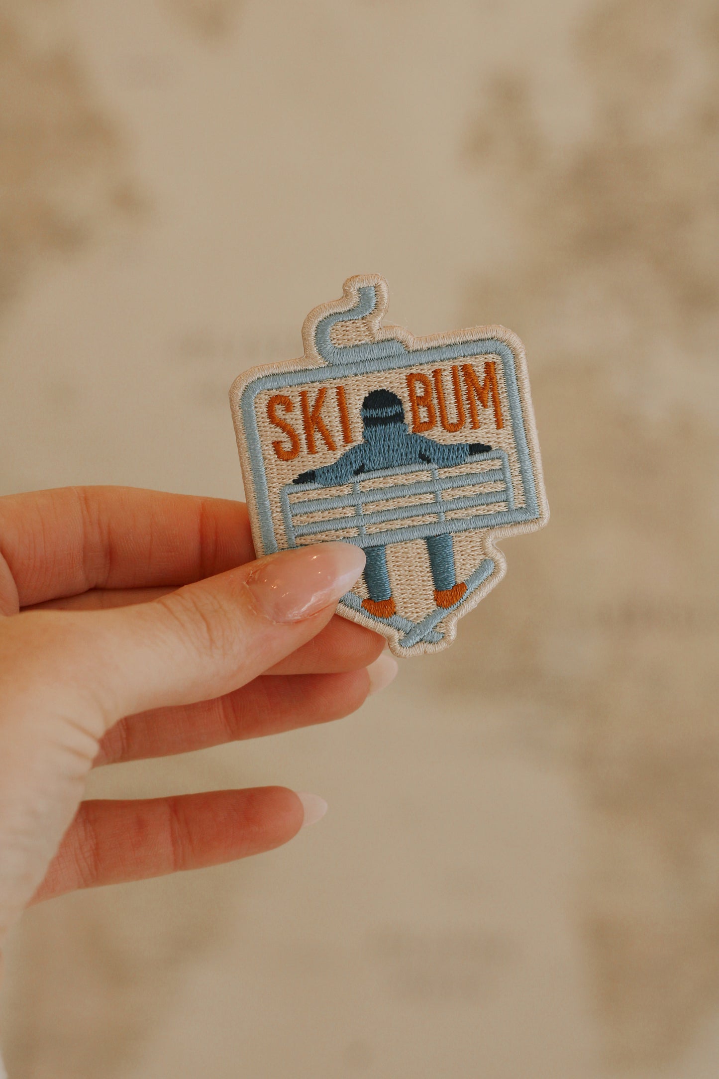 Ski Bum Iron-On Patch