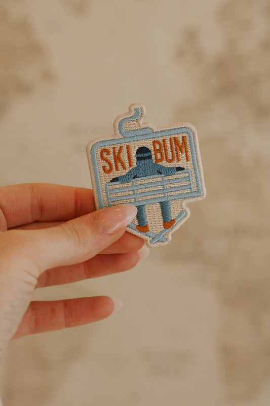 Ski Bum Iron-On Patch