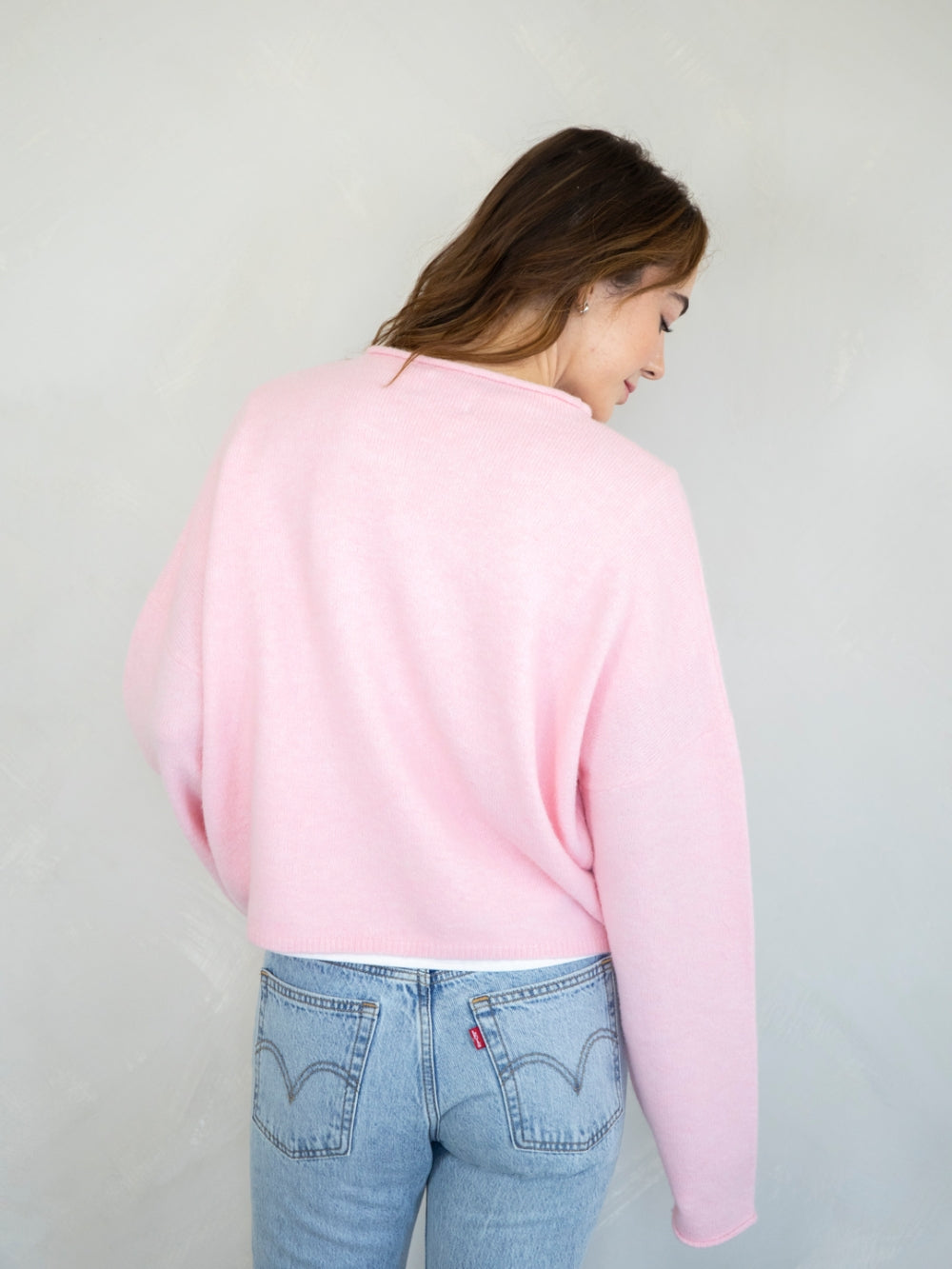 Haven Cardigan- Baby Pink