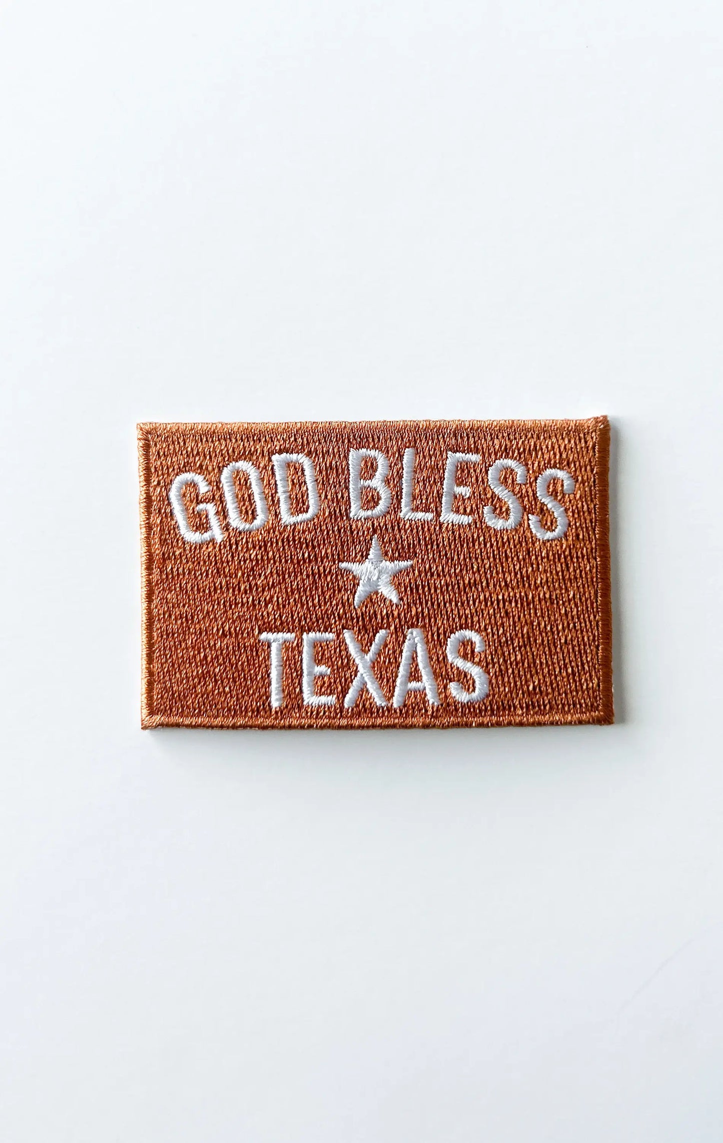 God Bless Texas Iron-On Patch