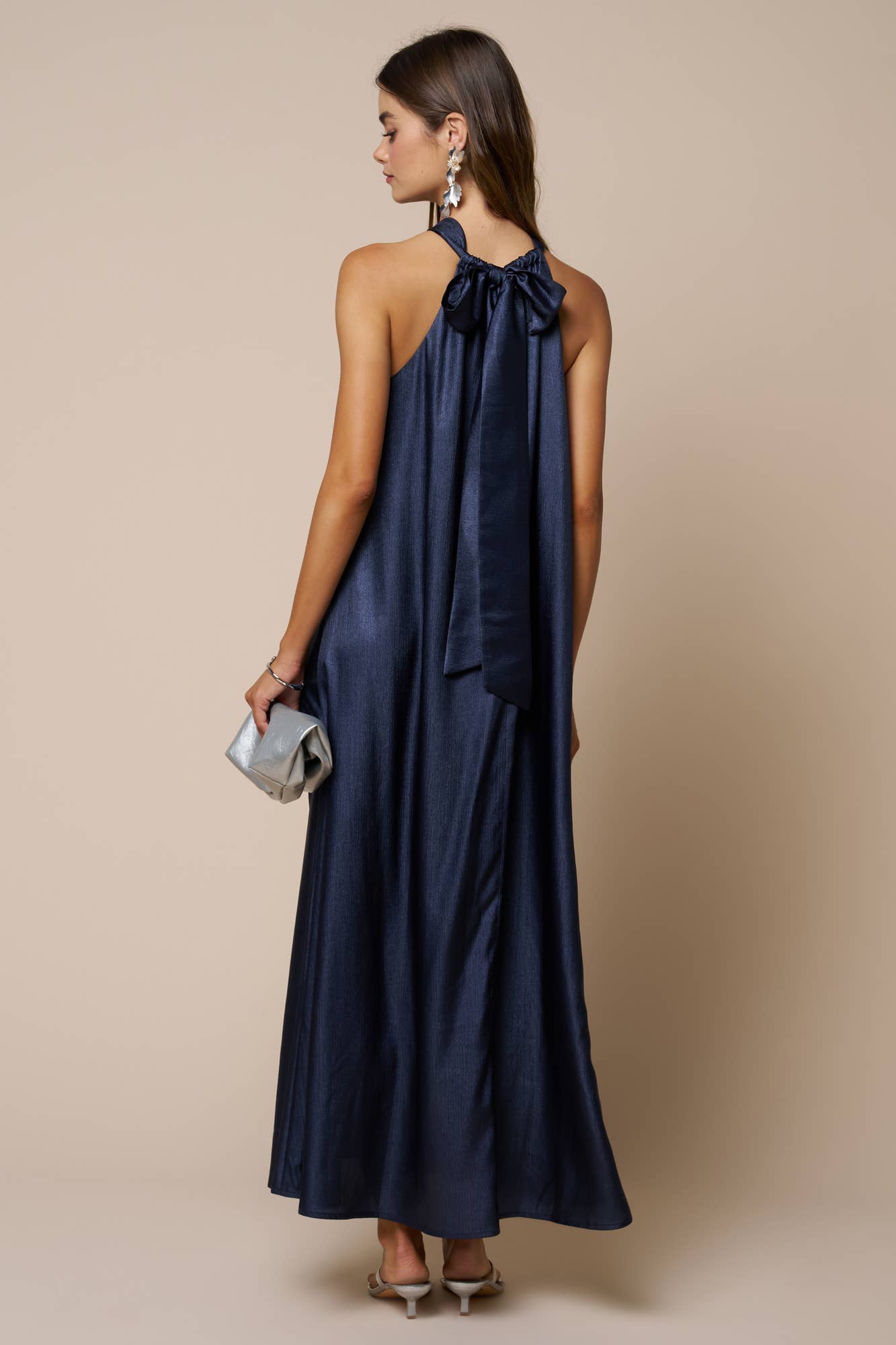Midnight in Florence Maxi Dress- Navy