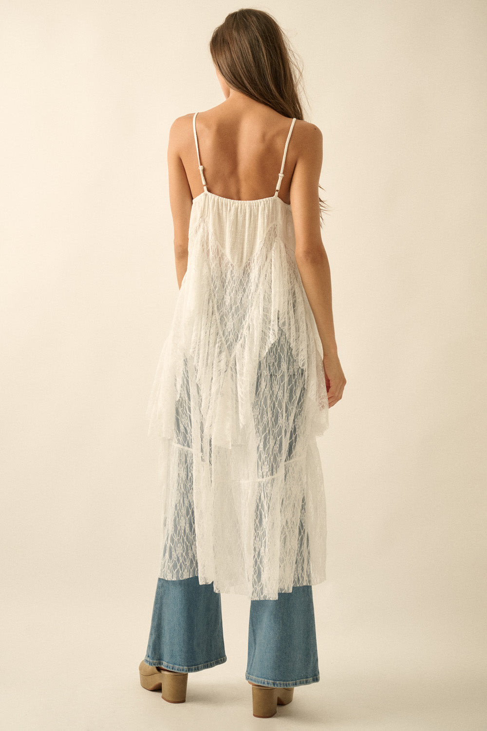 Nashville Daydream Maxi Top- White