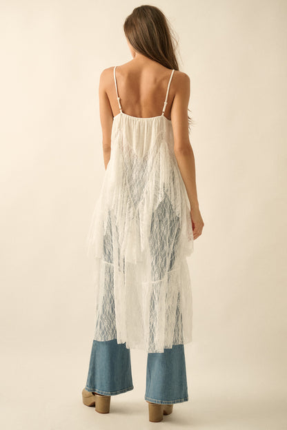 Nashville Daydream Maxi Top- White