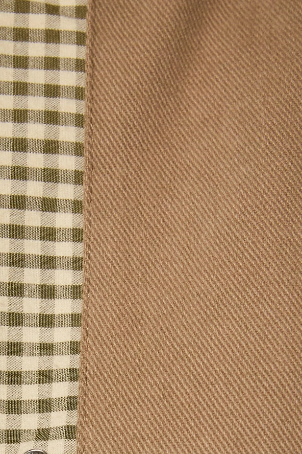 Autumn in Oxford Jacket- Taupe/Olive