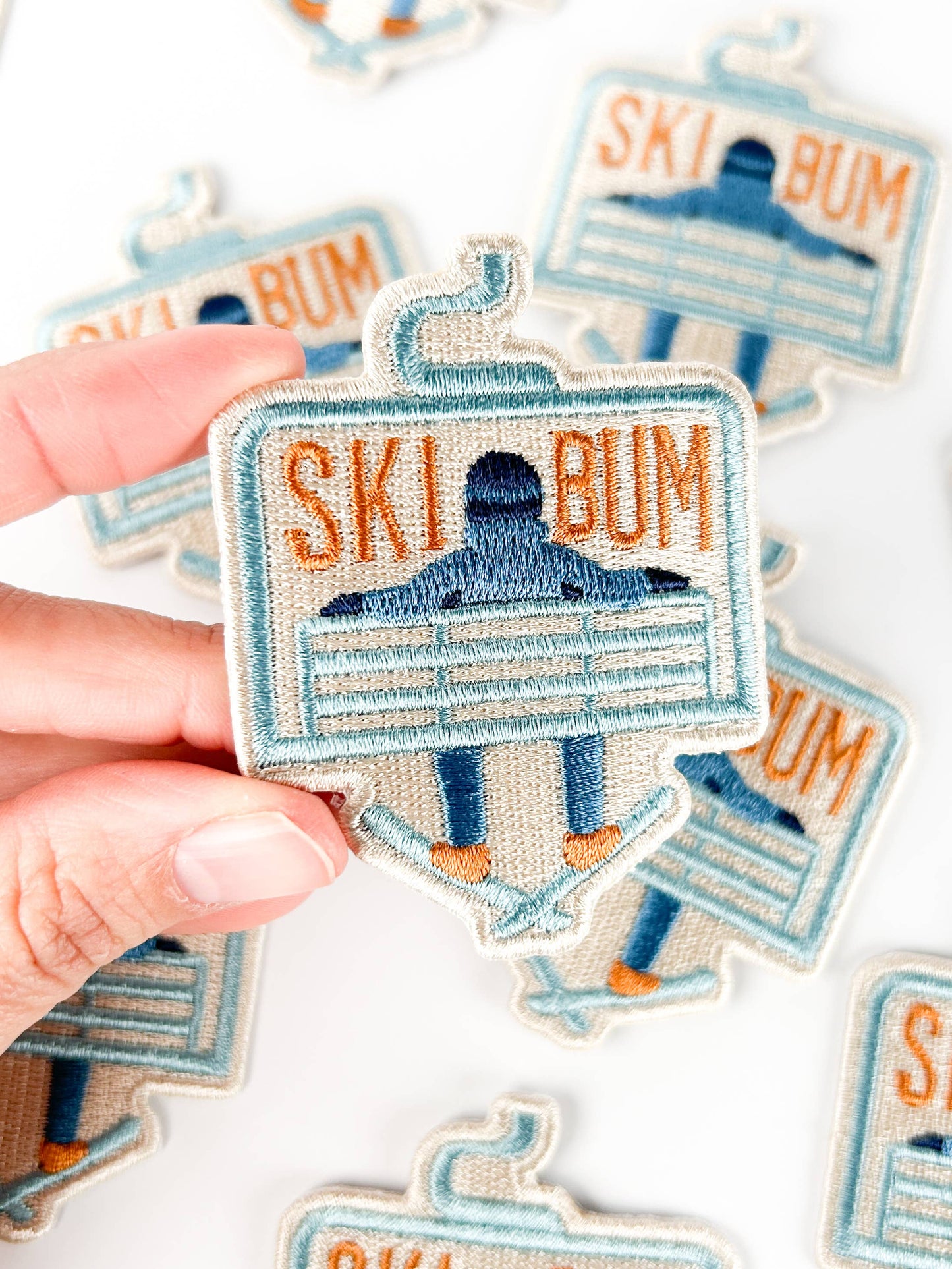 Ski Bum Iron-On Patch