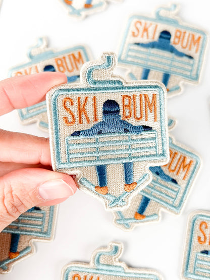 Ski Bum Iron-On Patch