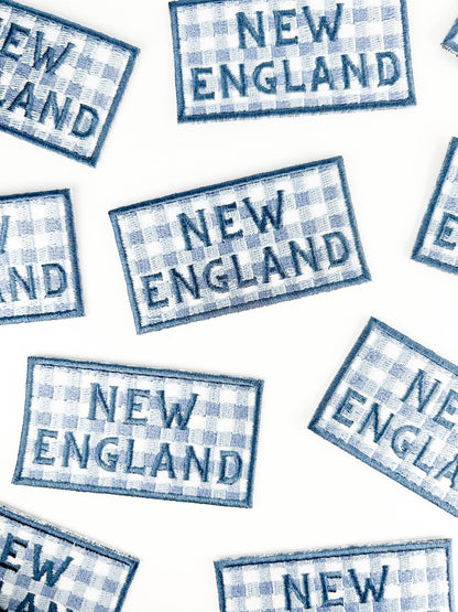 New England Iron-On Patch