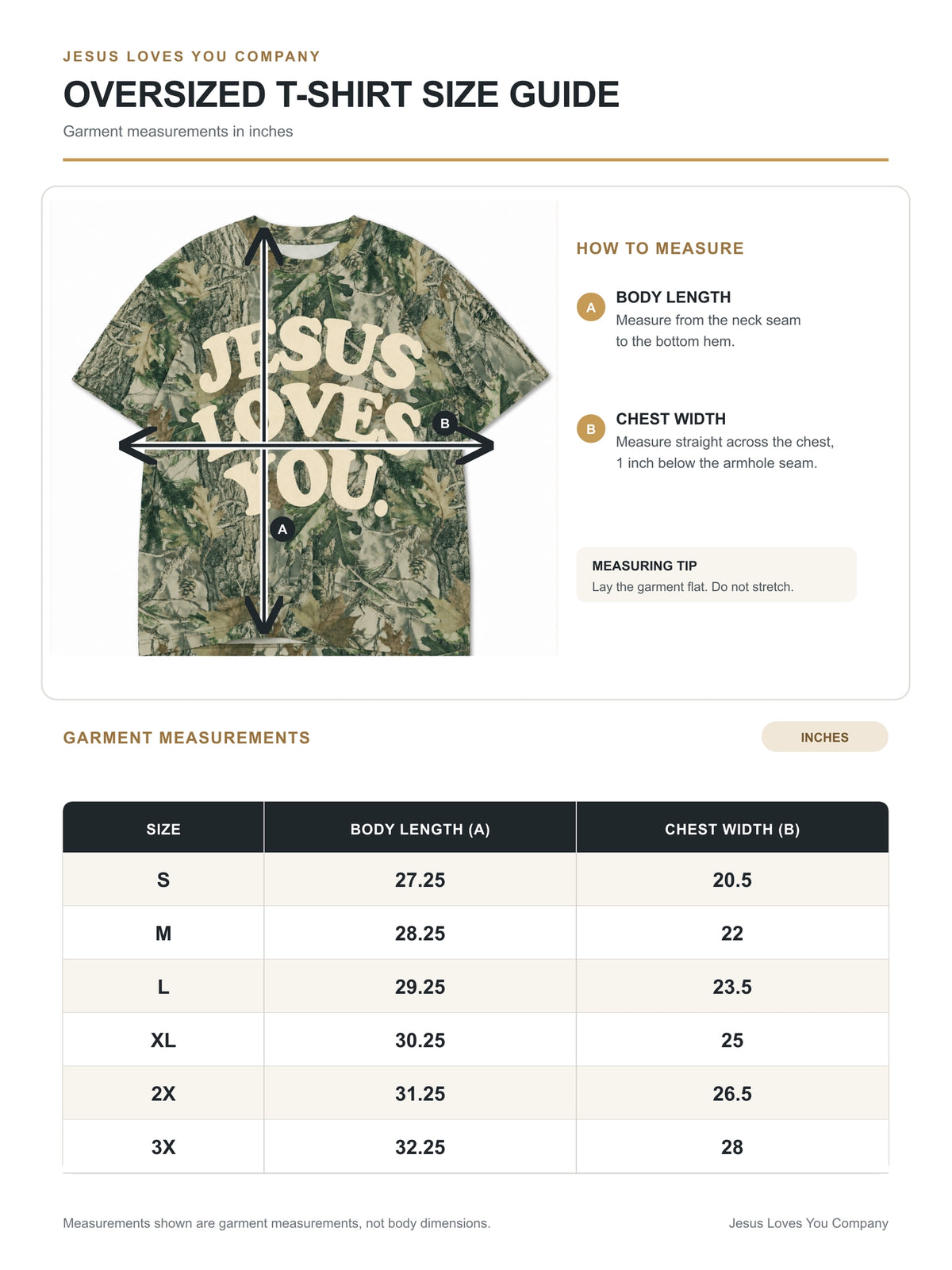 JESUS LOVES YOU TEE- CAMO