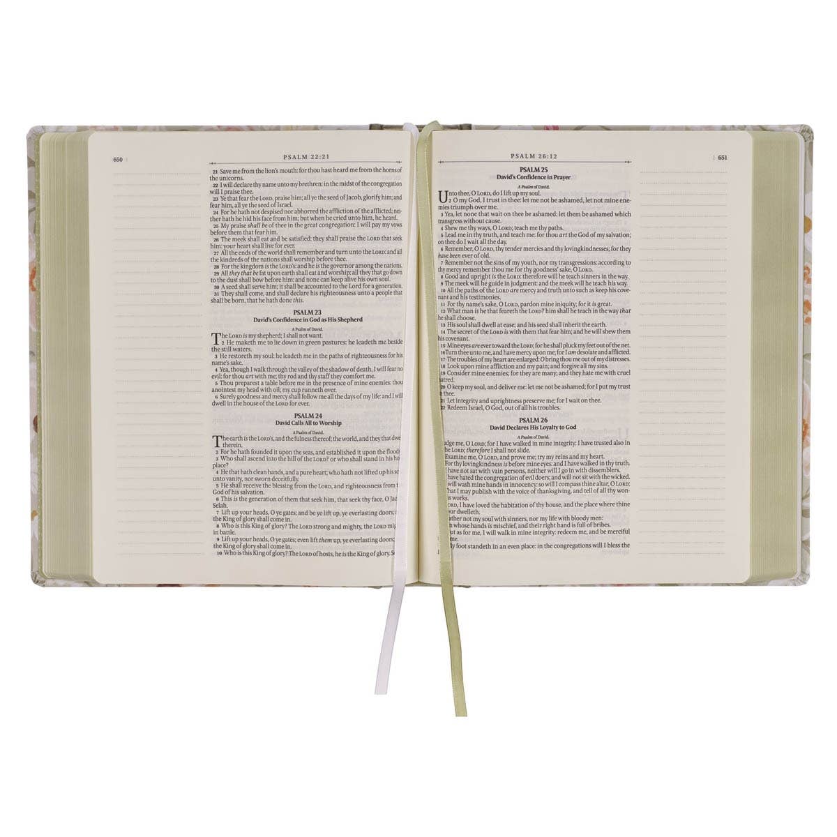 KJV LP Note-taking Bible LP HC Your Will Be Done Luke 22:42
