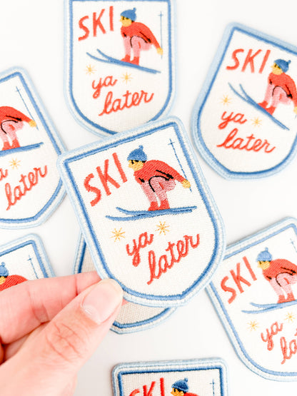 Ski Ya Later Iron-On Patch